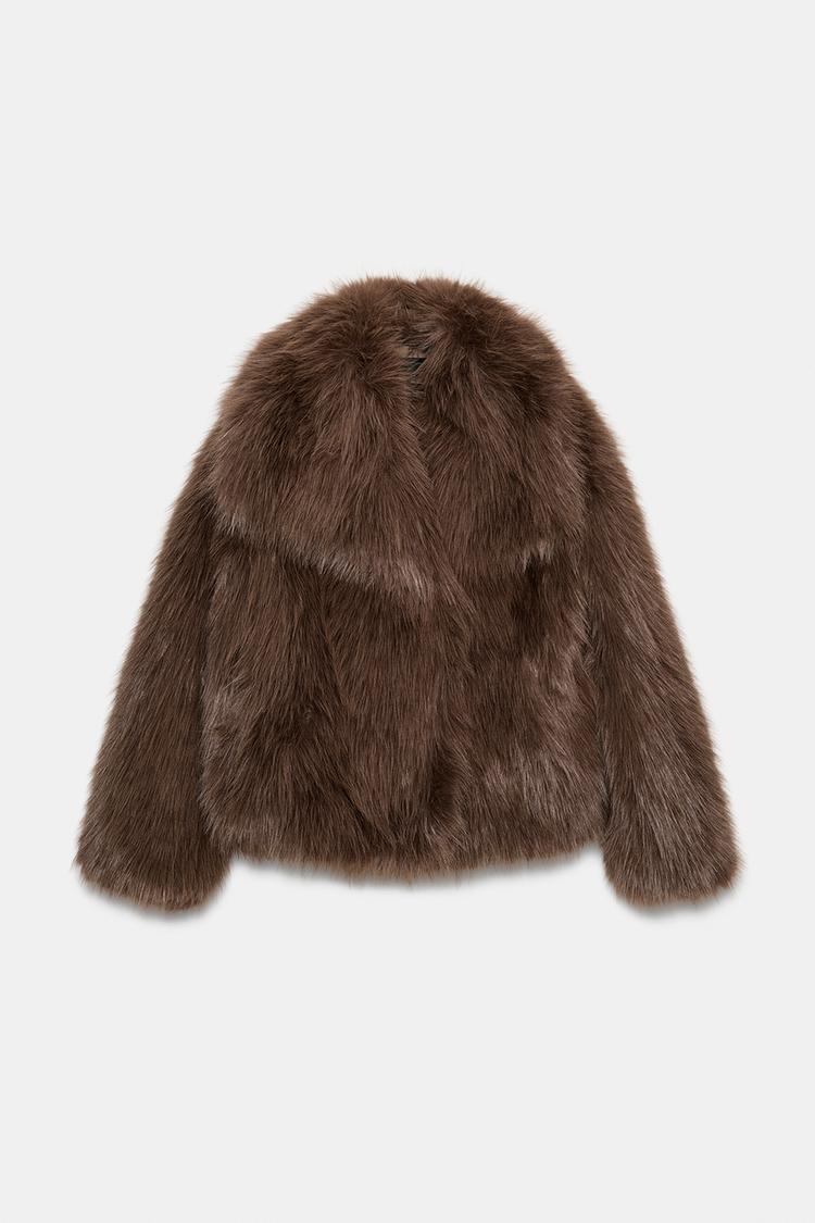 Veste effet fourrure douce